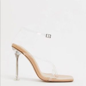 Clear Strap Stiletto Heel